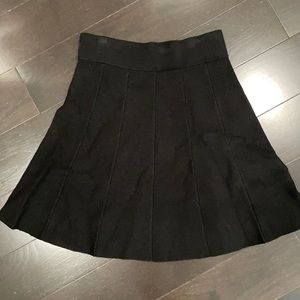 Ann Taylor Black knit skirt